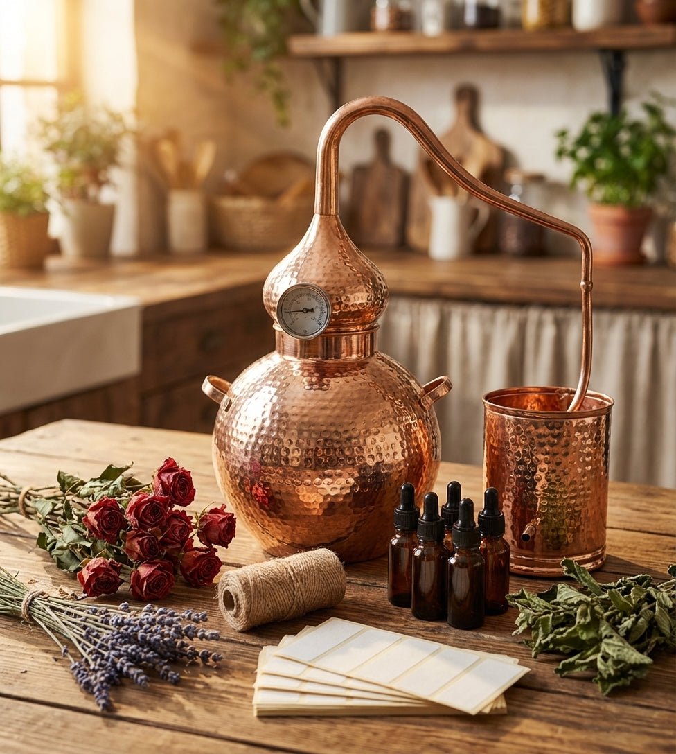 10 - Gallon Copper Alembic Distillation Kit - CopperHolic