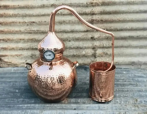 5 Gallon Copper Alembic Still for Essential Oils, Hydrosols & Botanicals