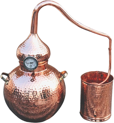 Handcrafted Copper Alembic Still - Ideal for Whiskey, Moonshine, and Essential Oil Distillation - CopperHolic