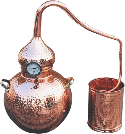 Handcrafted Copper Alembic Still - Ideal for Whiskey, Moonshine, and Essential Oil Distillation - CopperHolic