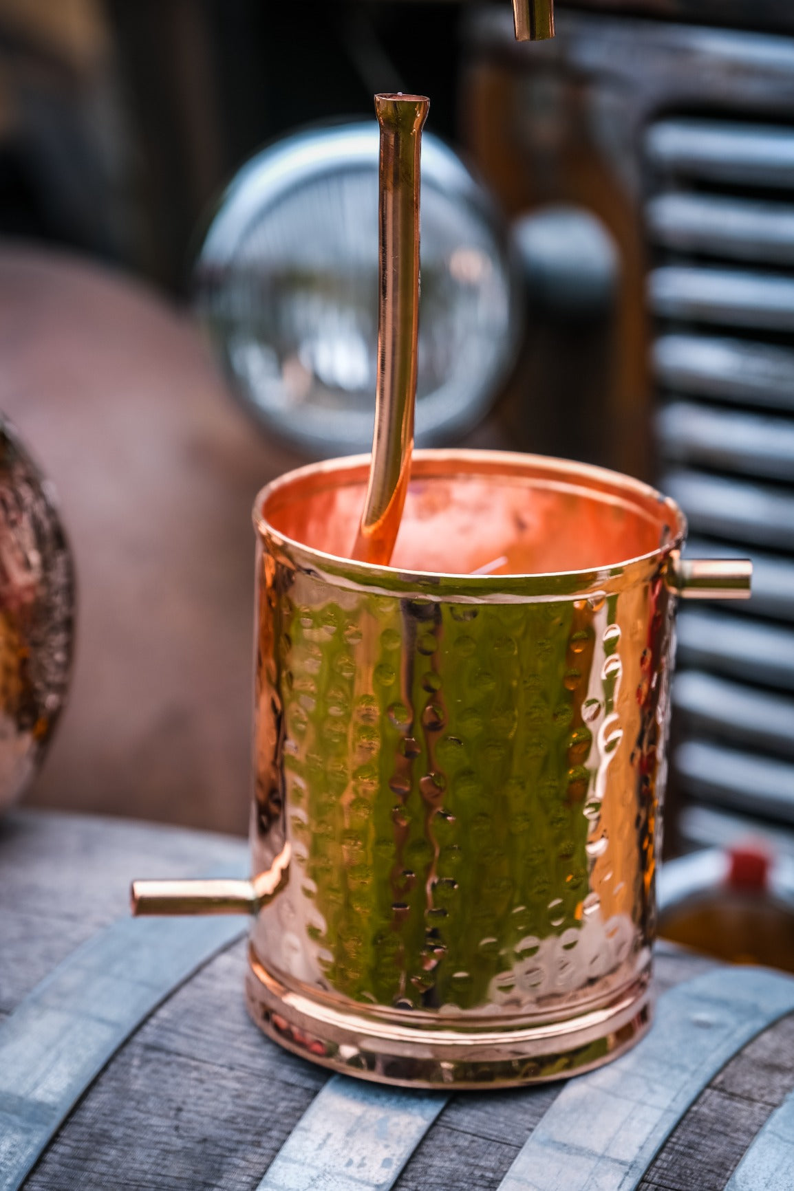 5L Pure Copper Alembic Still for home distilling, whiskey, and essential oils.