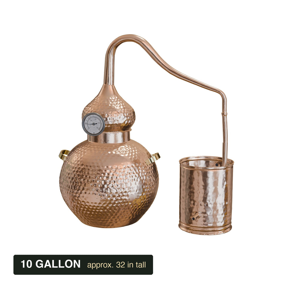10 gallon copper alembic still, interactive 3D view, approximate size