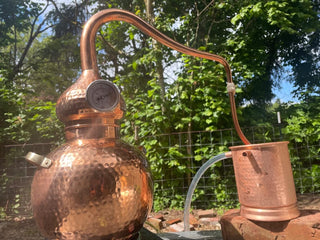 Customer photo of a CopperHolic copper alembic still