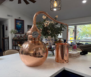 Customer photo of a CopperHolic copper alembic still